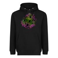 Black halloween patch Heavyweight Hoodie - BundleAndBundleShop