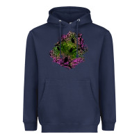 Navy halloween patch Heavyweight Hoodie - BundleAndBundleShop