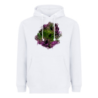 White halloween patch Heavyweight Hoodie - BundleAndBundleShop
