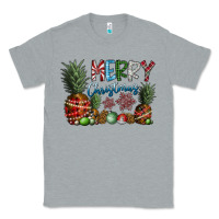 Heather Grey Merry Christmas Classic Tee - SublimationCraftShop