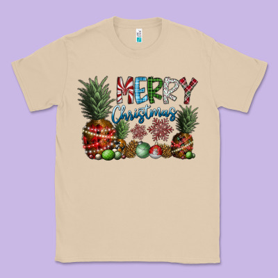 Merry Christmas Classic Tee Designed By Sublimationcraftshop