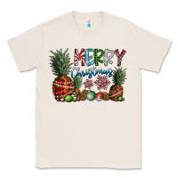 Natural Merry Christmas Classic Tee - SublimationCraftShop
