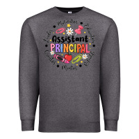 Charcoal Heather Principal Assistant Premium Sweatshirt - CowhideDigitalArt