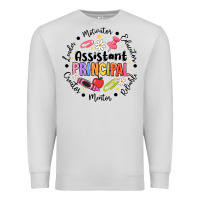 Dove Grey Principal Assistant Premium Sweatshirt - CowhideDigitalArt