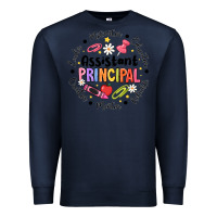 Navy Principal Assistant Premium Sweatshirt - CowhideDigitalArt