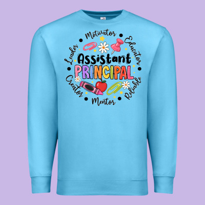 Principal Assistant Premium Sweatshirt Designed By Cowhidedigitalart