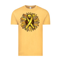 Child Cancer Awareness Sunflower Vintage Tee | Teevron