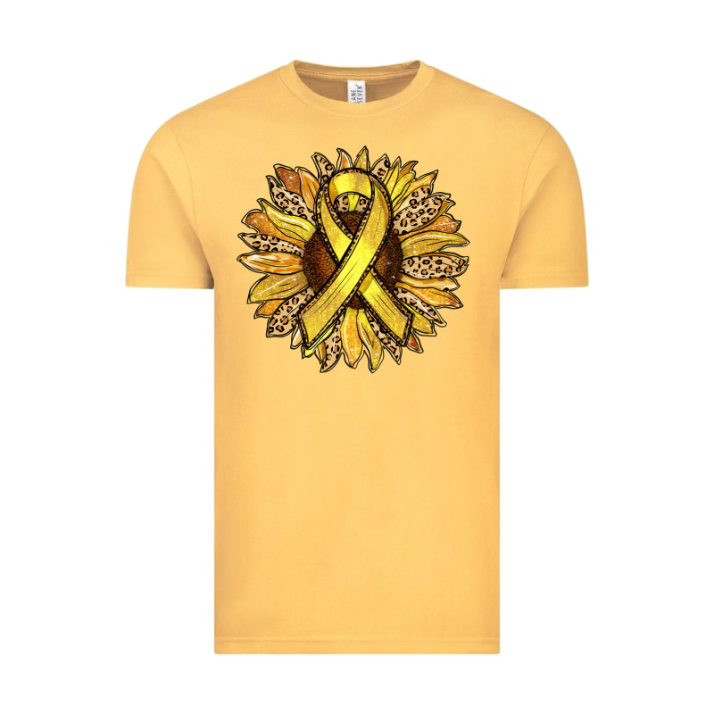 Child Cancer Awareness Sunflower Vintage Tee by RanaPortraitStore | Teevron