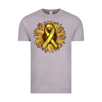 Vintage Zinc Child Cancer Awareness Sunflower Vintage Tee - RanaPortraitStore