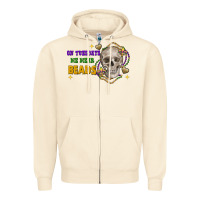Sandshell On tuesdays we wear beads skull Zipper Hoodie - FaDigitalArtStudio