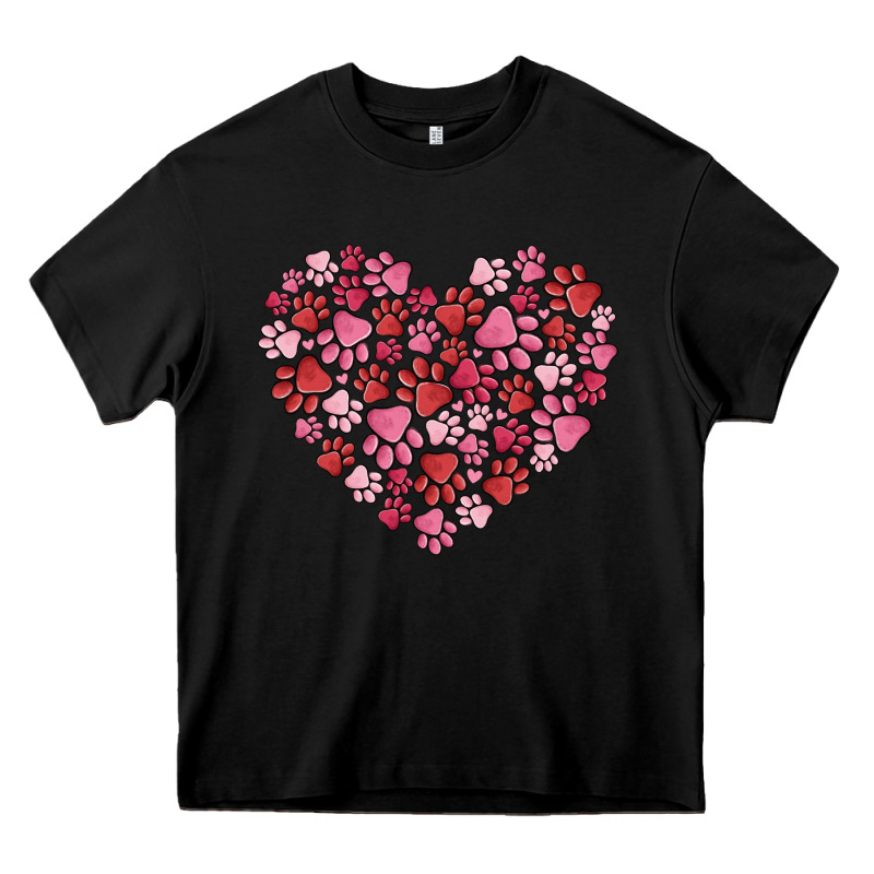 Dog Valentine Heavy Core Tee by MaliasSmallBusiness | Teevron
