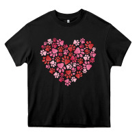 Black dog valentine Heavy Core Tee - MaliasSmallBusiness