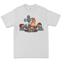 Dove Grey she will not fail psalm christian cross pray Premium Tee - NancyCooperArtShop