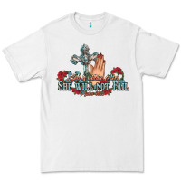 White she will not fail psalm christian cross pray Premium Tee - NancyCooperArtShop