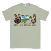 Matcha Peace Love Percheron Horse Classic Tee - LillyAllenDesigns