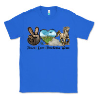True Royal Peace Love Percheron Horse Classic Tee - LillyAllenDesigns