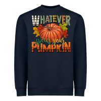 Navy whatever spices your pumpkin Heavyweight Sweatshirt - CowGirlArtShop