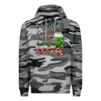 Slate Camo I Love A Cute Little Cactus Holding Coffee Premium Hoodie - FaDigitalArtStudio