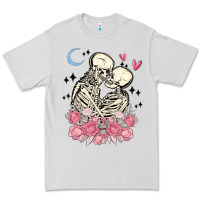 Dove Grey the lovers skeletons Premium Tee - MaliasSmallBusiness