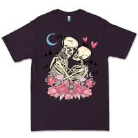 Plum the lovers skeletons Premium Tee - MaliasSmallBusiness