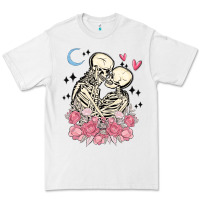 White the lovers skeletons Premium Tee - MaliasSmallBusiness