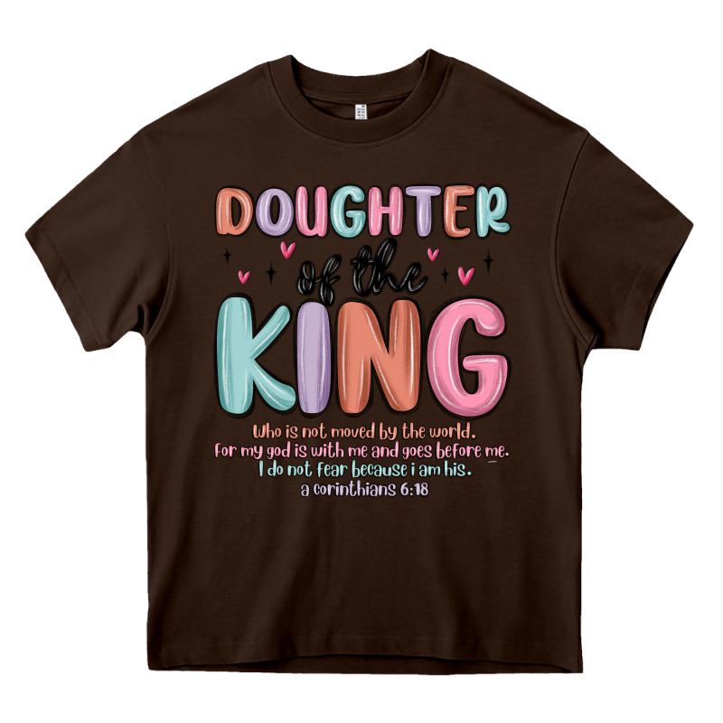 Doughter Of The King Malia Heavy Core Tee by MaliasSmallBusiness | Teevron
