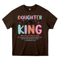 Chocolate Brown doughter of the king malia Heavy Core Tee - MaliasSmallBusiness