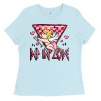 Baby Blue def in love Ladies Tee - MaliasSmallBusiness