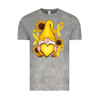 Cloud Rock Childhood Cancer gnome Vintage Tee - RanaPortraitStore