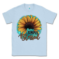 Dusty Blue Simply Blessed Classic Tee - JahusDesignShop