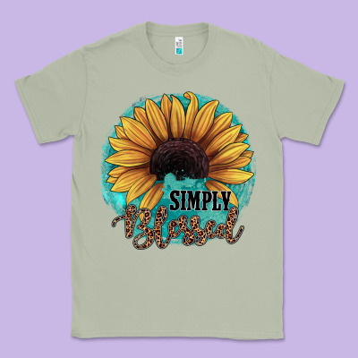 Simply Blessed Classic Tee Designed By Jahusdesignshop