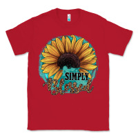 Red Simply Blessed Classic Tee - JahusDesignShop