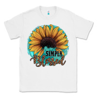 White Simply Blessed Classic Tee - JahusDesignShop