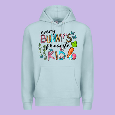Every Bunnys Favorite Kid Premium Hoodie Designed By Ranaportraitstore
