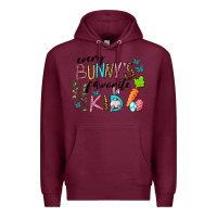 Burgundy Every Bunnys Favorite Kid Premium Hoodie - RanaPortraitStore
