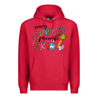 Cardinal Every Bunnys Favorite Kid Premium Hoodie - RanaPortraitStore