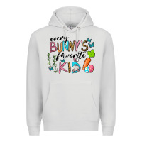 Dove Grey Every Bunnys Favorite Kid Premium Hoodie - RanaPortraitStore
