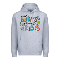 Heather Grey Every Bunnys Favorite Kid Premium Hoodie - RanaPortraitStore