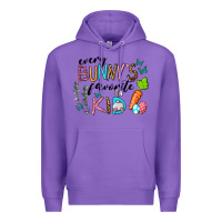 Purple Every Bunnys Favorite Kid Premium Hoodie - RanaPortraitStore