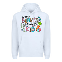 White Every Bunnys Favorite Kid Premium Hoodie - RanaPortraitStore
