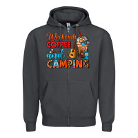 Smoke weekends coffee and camping frappe coffee Zipper Hoodie - FaDigitalArtStudio