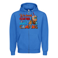 True Royal weekends coffee and camping frappe coffee Zipper Hoodie - FaDigitalArtStudio