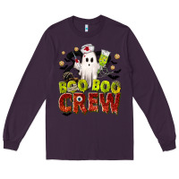 Plum Boo Boo Crew Nurse Long Sleeve Tee - texasbilliewilder