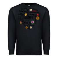 Black Mother Premium Sweatshirt - CowhideDigitalArt