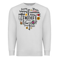 Dove Grey Mother Premium Sweatshirt - CowhideDigitalArt