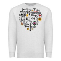 Oatmeal Heather Mother Premium Sweatshirt - CowhideDigitalArt