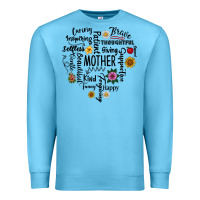 Ocean Blue Mother Premium Sweatshirt - CowhideDigitalArt