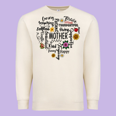 Mother Premium Sweatshirt Designed By Cowhidedigitalart
