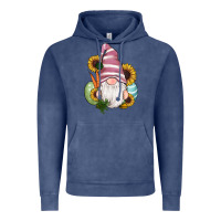 Vintage Denim easter gnomes egg carrot sunflowers Vintage Hoodie - RanaPortraitStore
