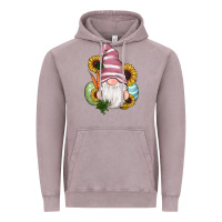 Vintage Zinc easter gnomes egg carrot sunflowers Vintage Hoodie - RanaPortraitStore